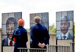 Royal travel diplomacy at the Apartheid Museum in Pretoria, October 2023: The Netherlands wants to strengthen its ties with the African continent.