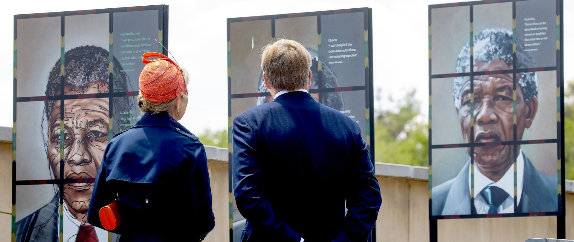 Royal travel diplomacy at the Apartheid Museum in Pretoria, October 2023: The Netherlands wants to strengthen its ties with the African continent.